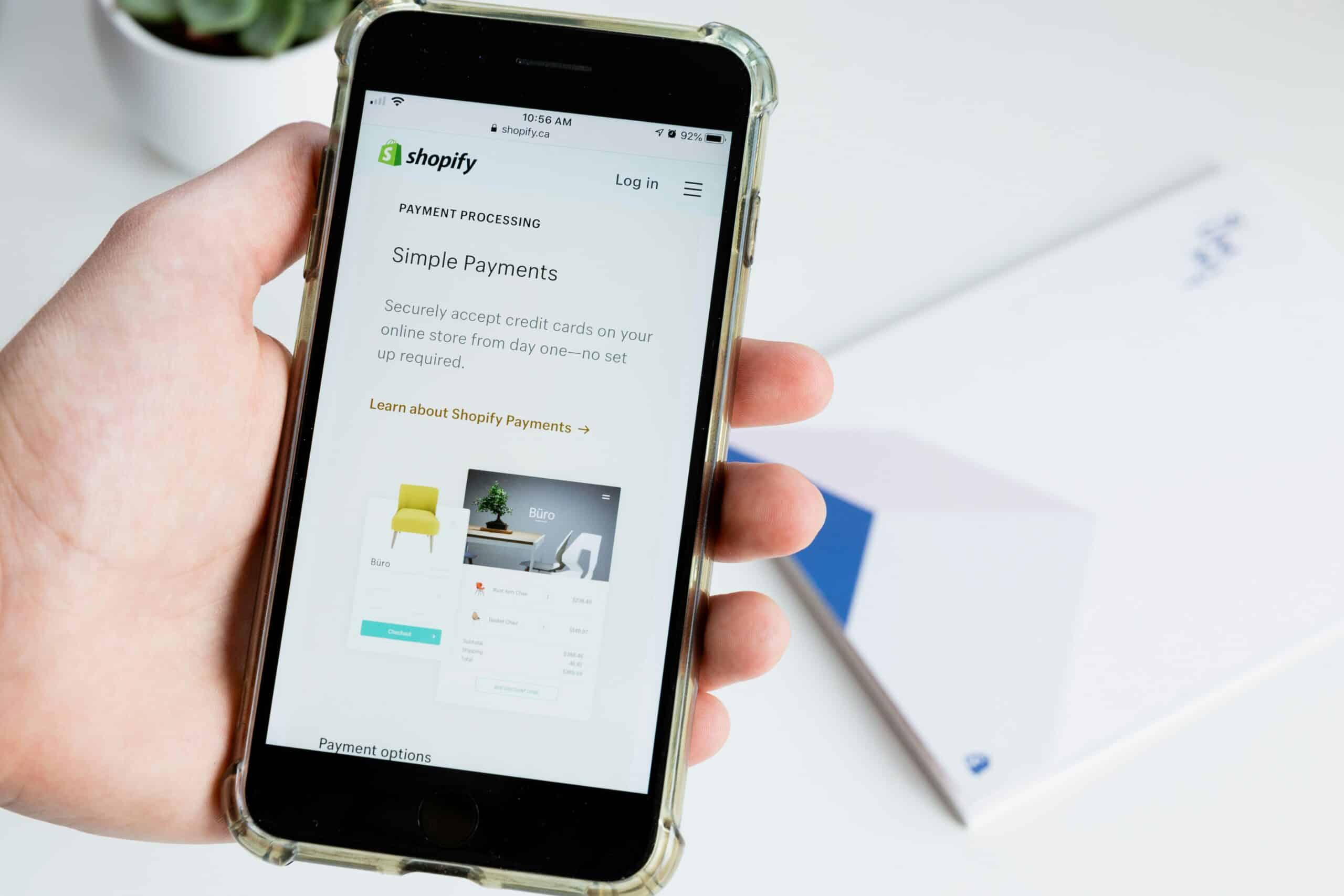 shopify webshop laten maken